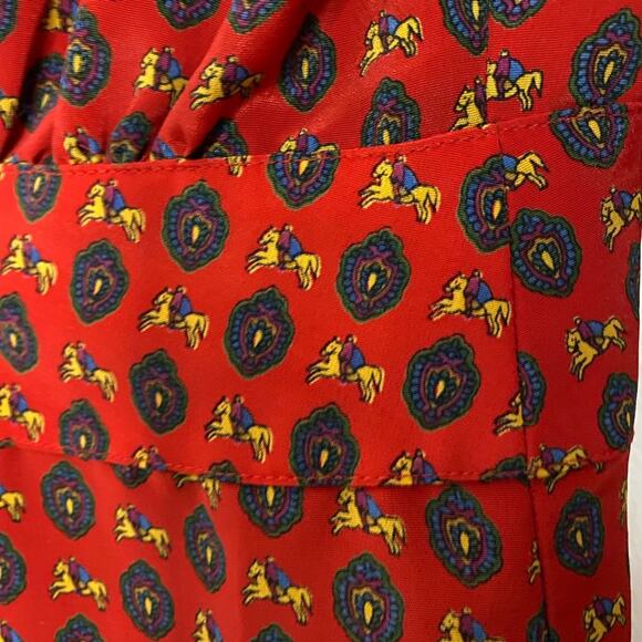 VTG 80's Pat Argenti Collared Dress Size 12 - Picture 4 of 9